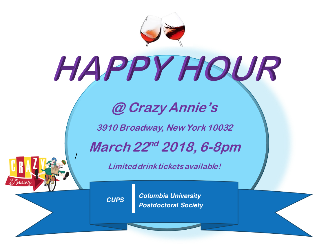 Happy Hour @ Crazy Annie's happy-hour-march-2018