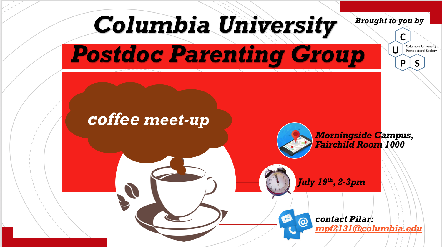 postdoc-parenting-group-meet-up-coffee-time-Morningside-july