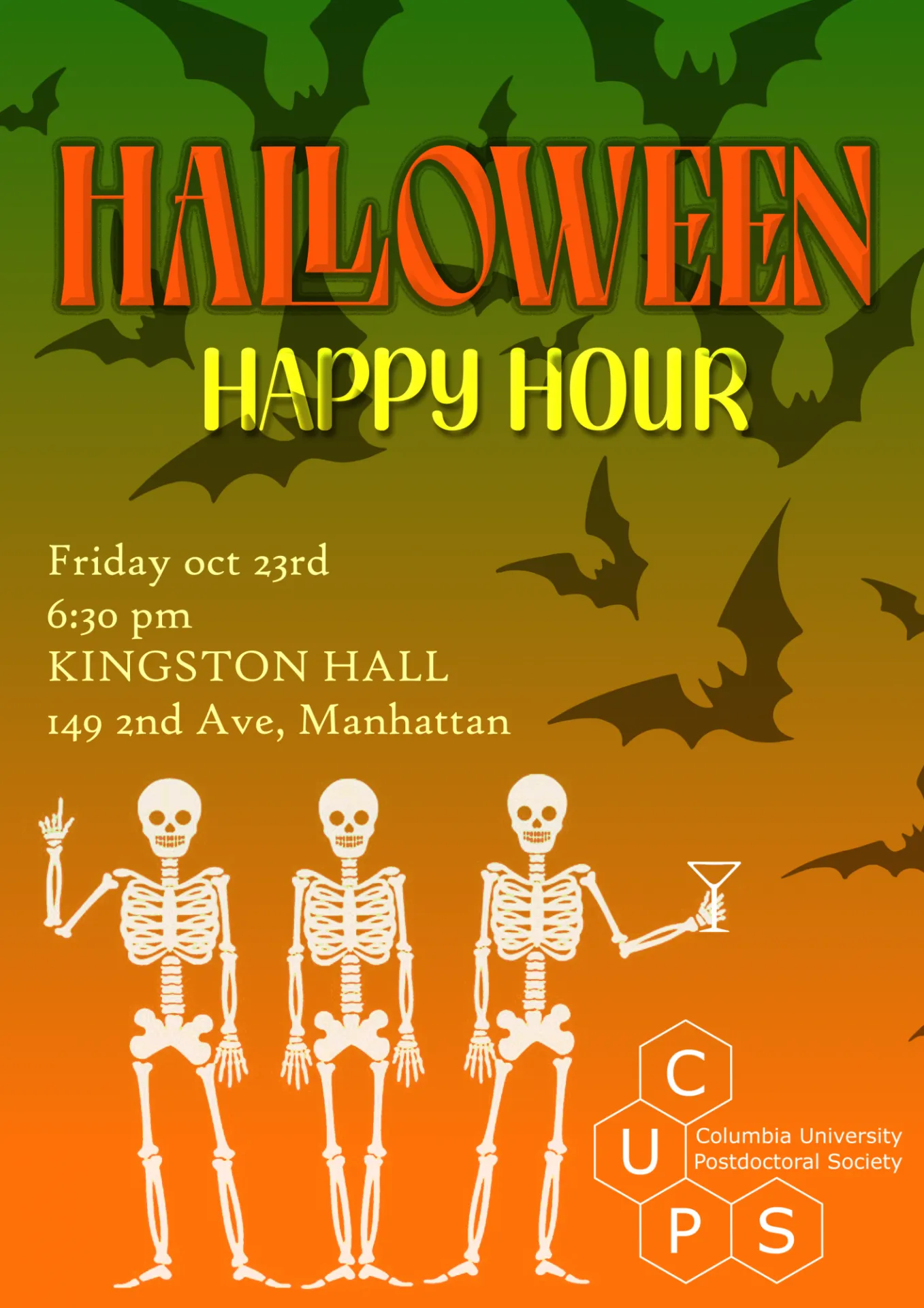 Join us in a Halloween outfit!