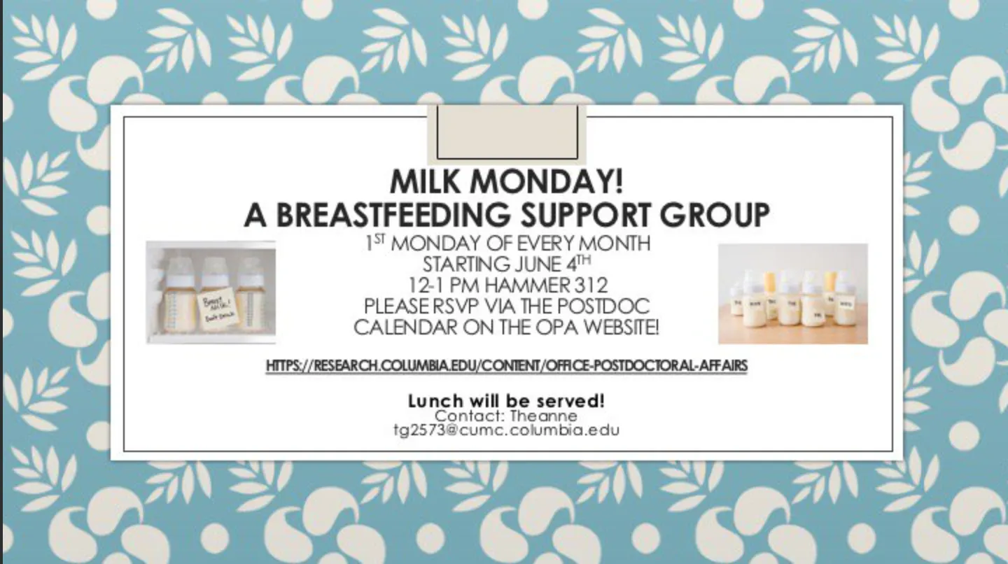 breastfeeding-support-group-columbia-postdocs